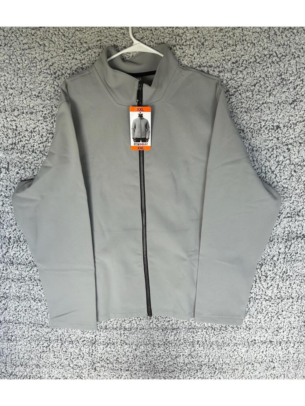32 Degrees Men's Grey Full Zip Jacket (1795825) Sizes XXL - NWT